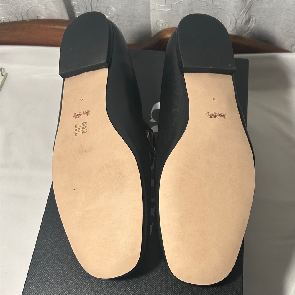 Coach Winley Leather Mary Jane Flats - Picture 5 of 10